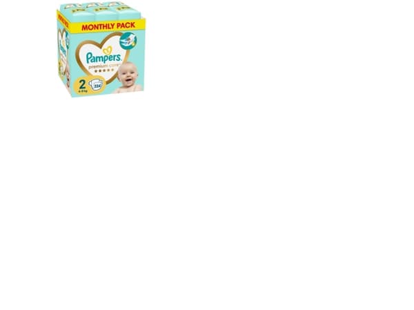 Pampers Premium Care bleier 4-8kg, størrelse 2-MINI, 224stk