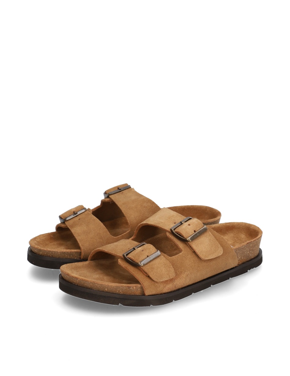 Veloursleder Pantoffel