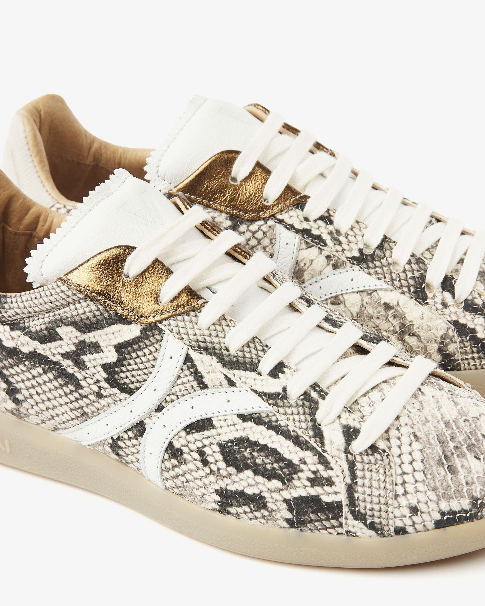 VIA VAI slangenprint dames sneakers Nilla Khloe