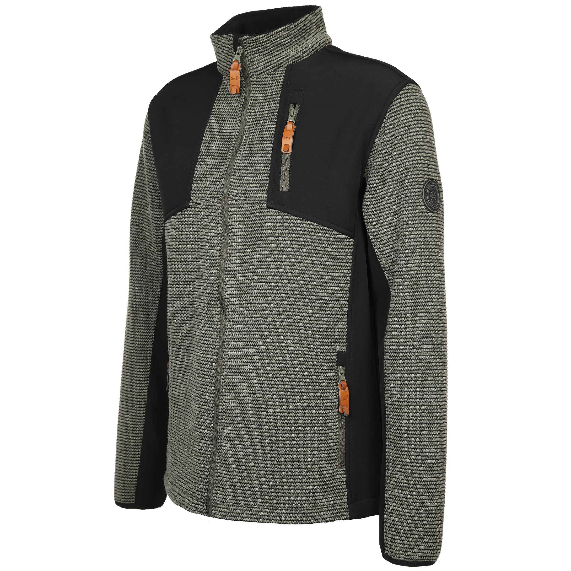 Herren Strickfleece Jacke