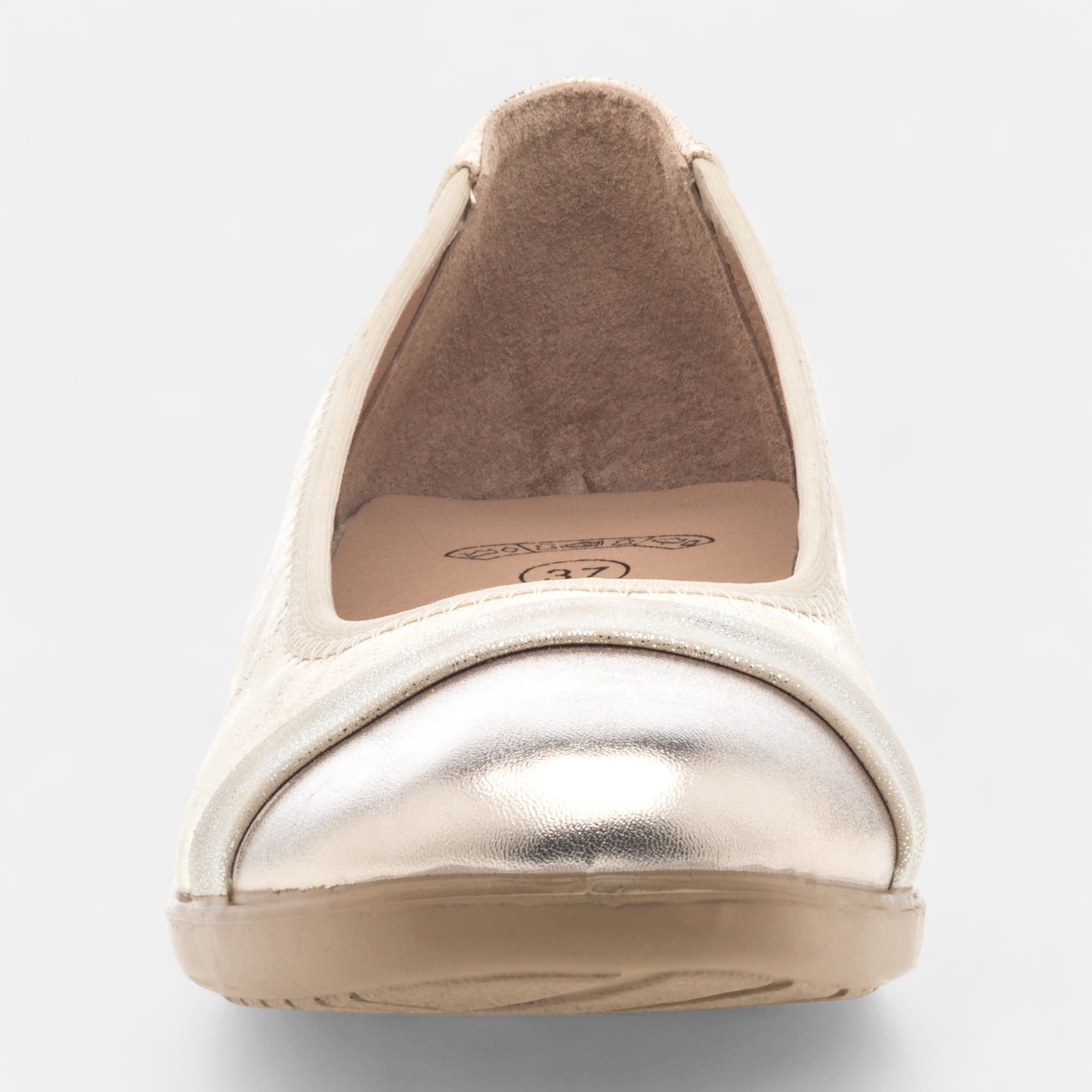 Ballerines Femme or