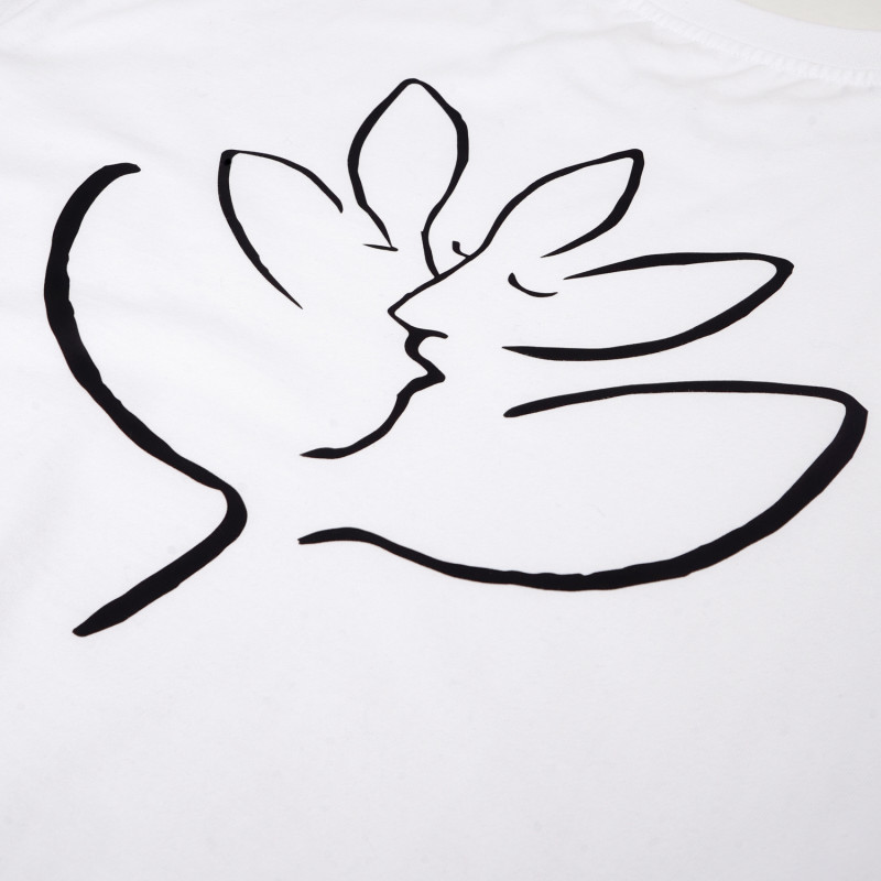 T-shirt LE BAISER - BLANC