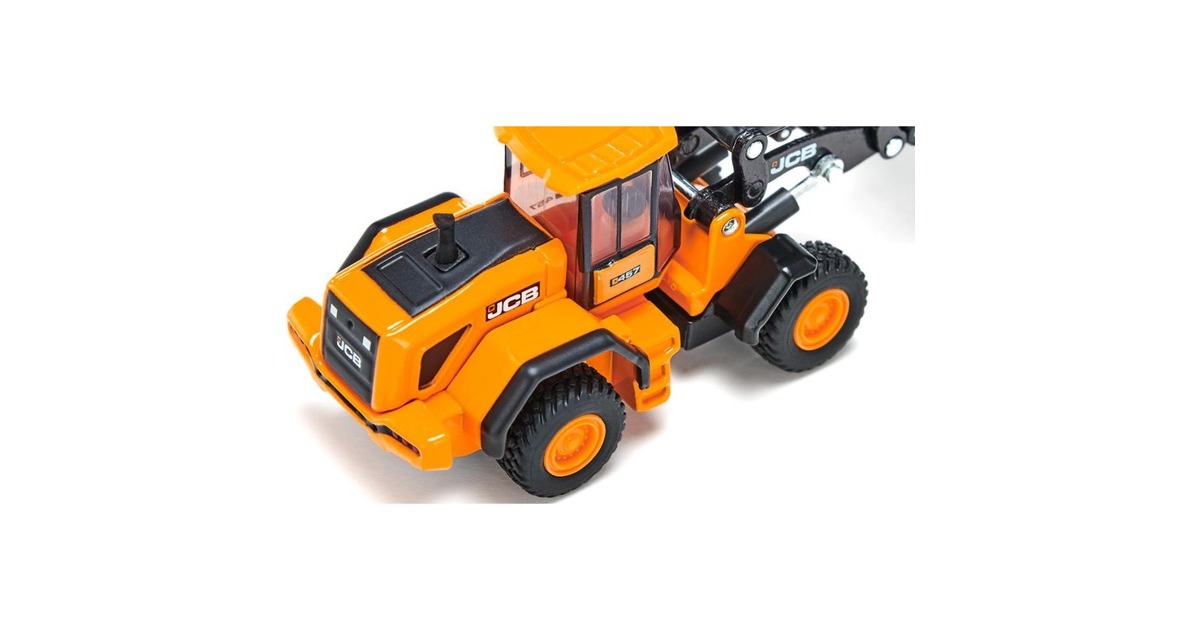 SIKUSUPER - JCB 457 WLS wiellader Modelvoertuig  (Schaal 1:87)