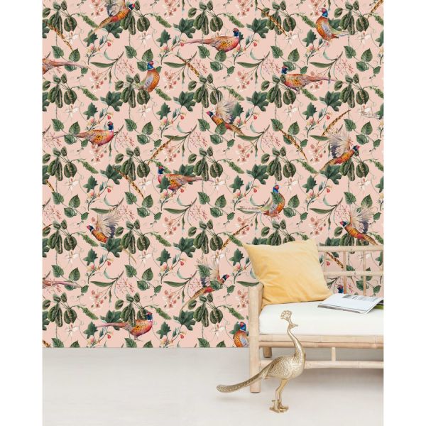 Creative Lab Amsterdam Floral Pheasant Behang 200 x 280 cm