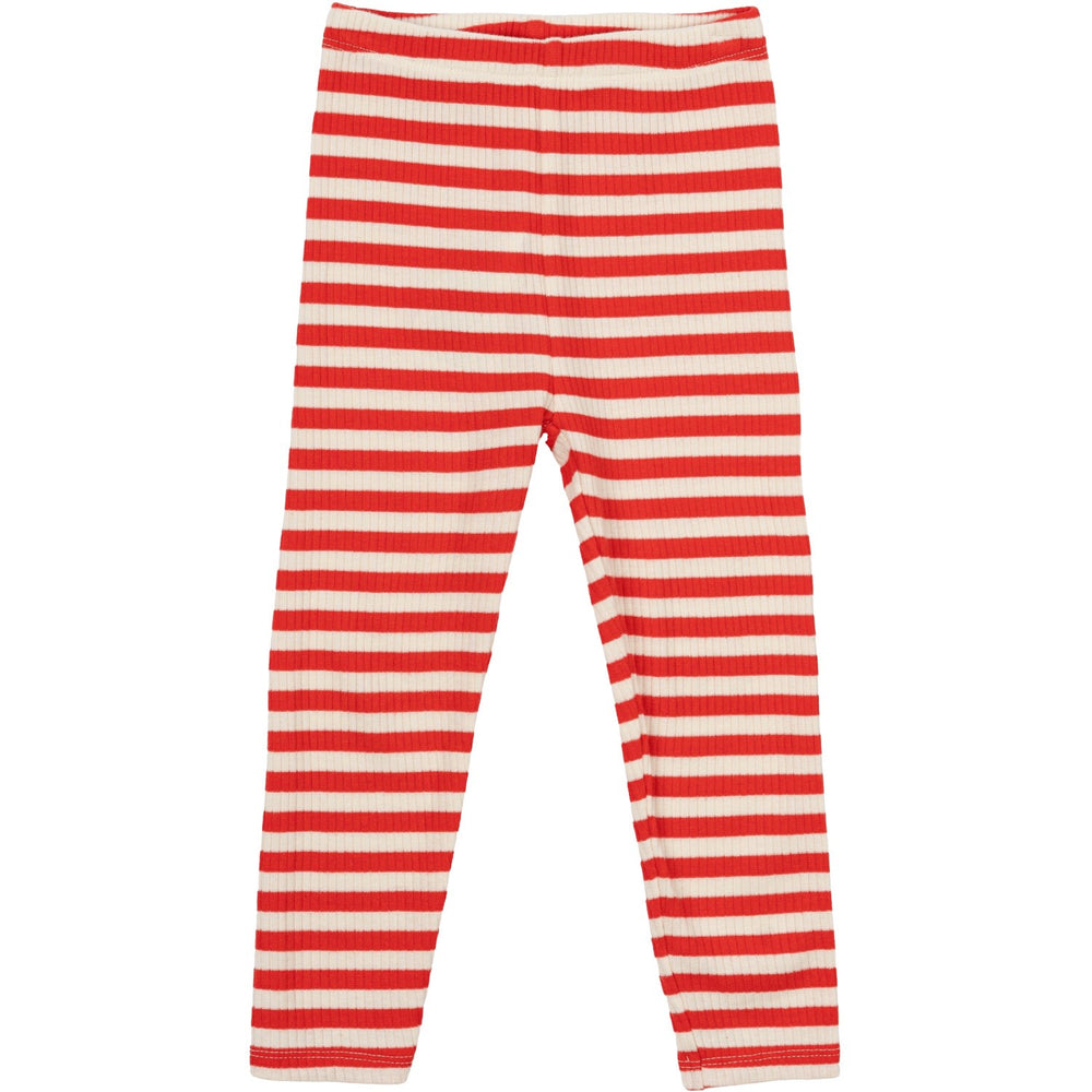 Køb THE NEW Siblings Poppy Red Striped Fro Uni Rib Leggings