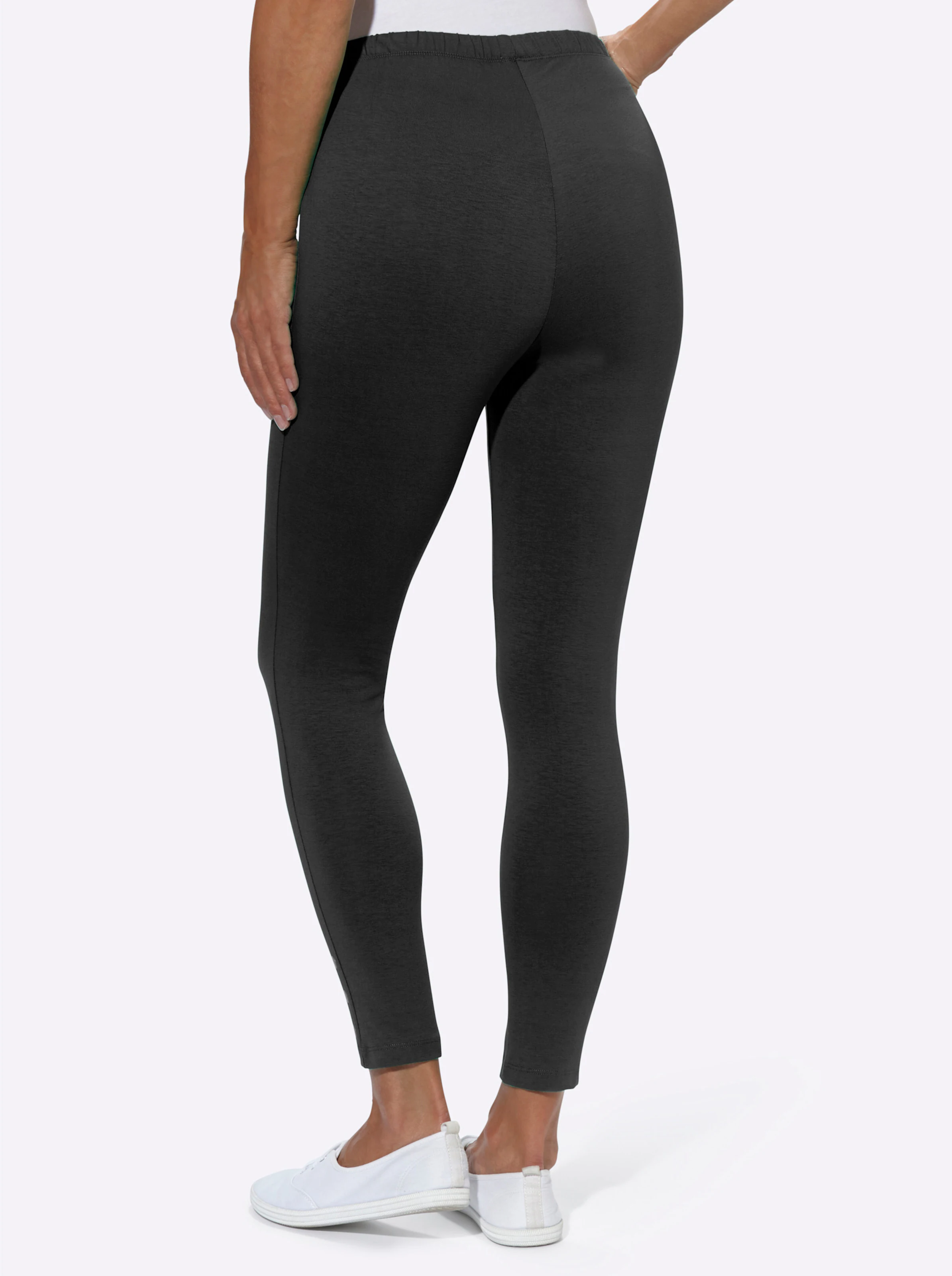 Leggings in schwarz