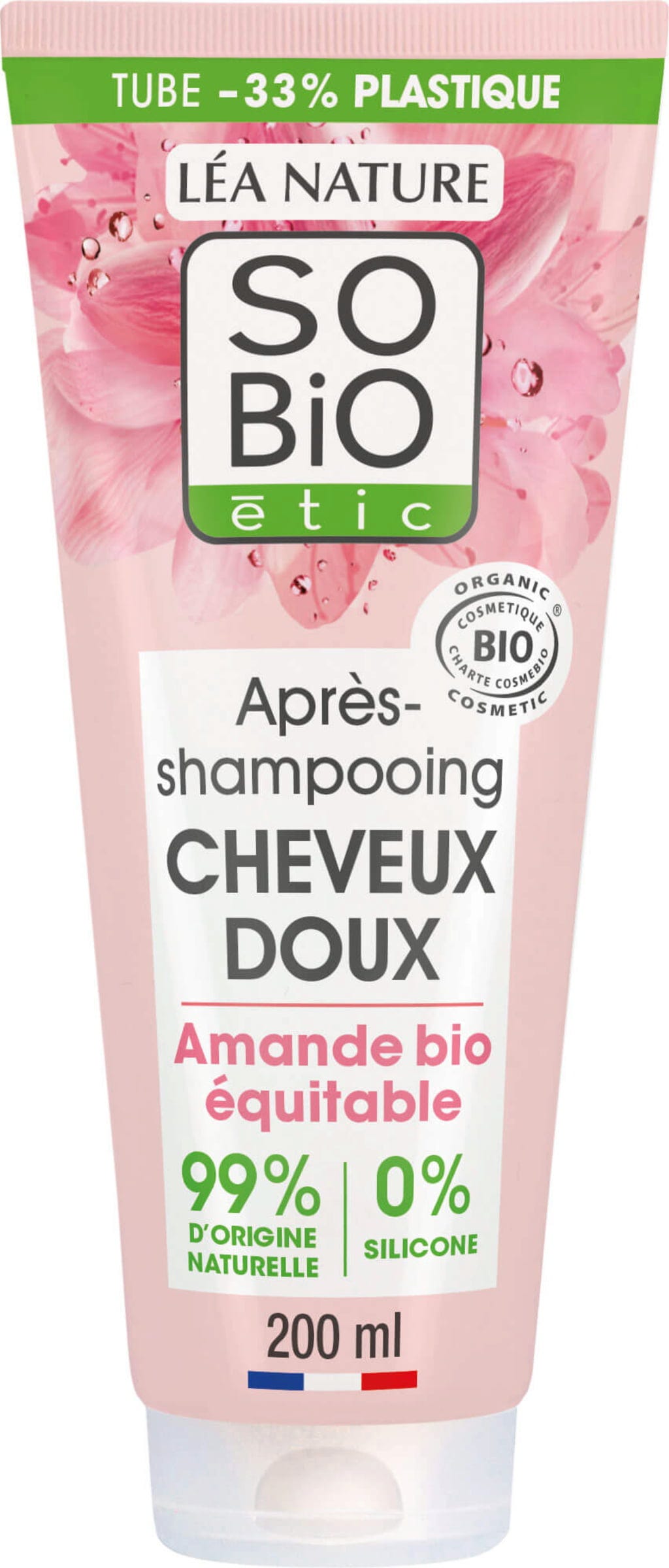LÉA NATURE SO BiO étic  Spülung mit Mandelmilch & Reisproteinen, 200 ml