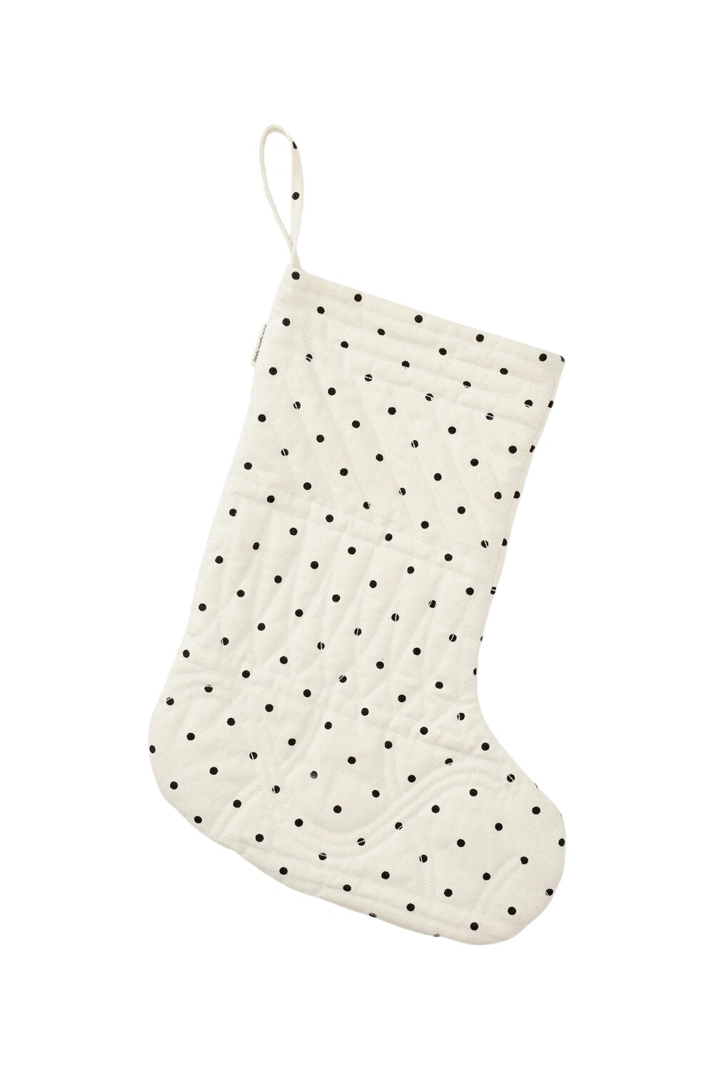 Moshi Moshi Mind  Prikket julesok - ecru/black dots