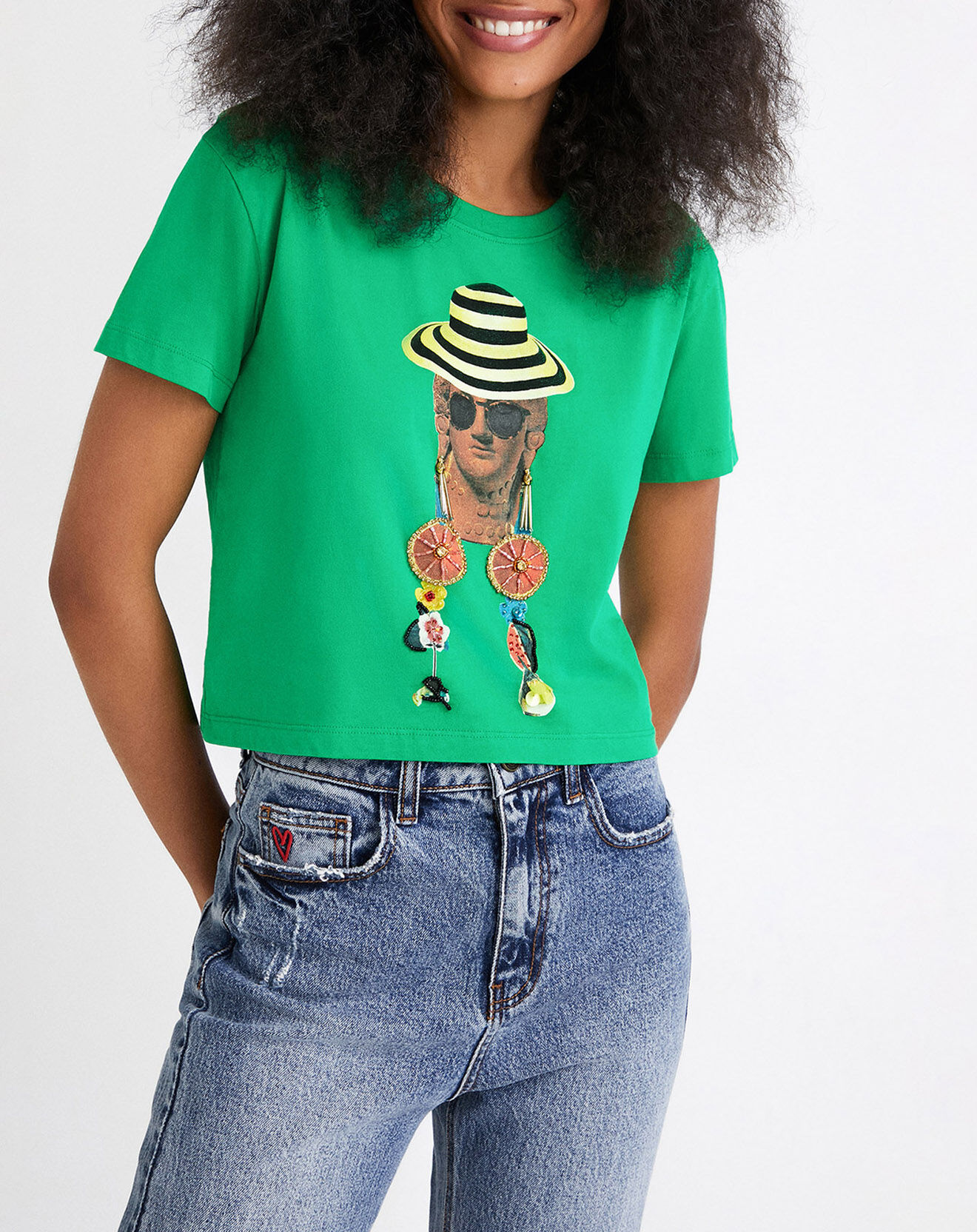 Desigual Top Herma vert