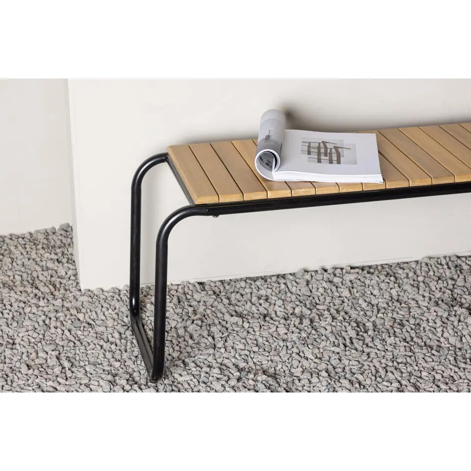 Bankje Naturel Hout - 136x40x46cm - Holmbeck