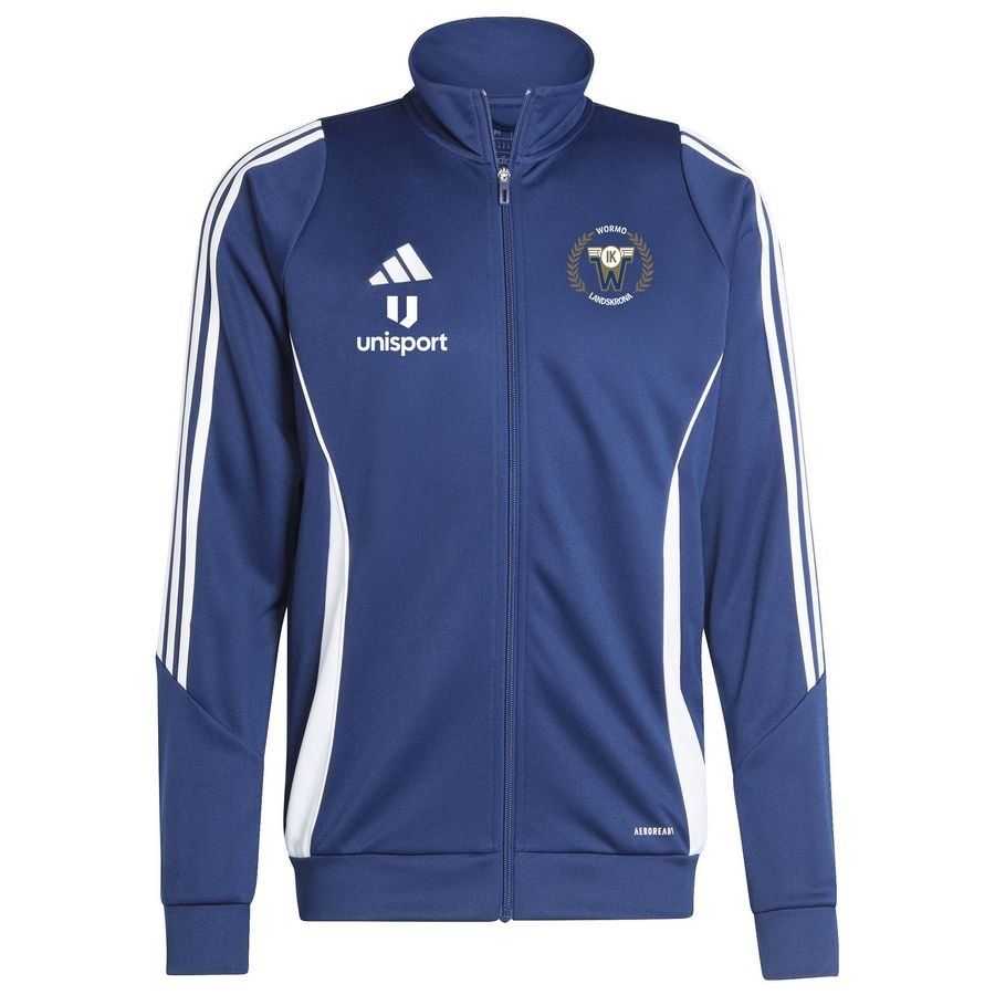 IK Wormo Träningströja Ledare Hel Zip - Navy/Vit