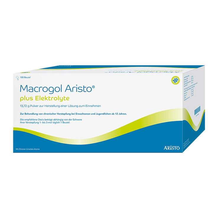 Macrogol Aristo plus Elektrolyte 13,72 g Ple, 100 St