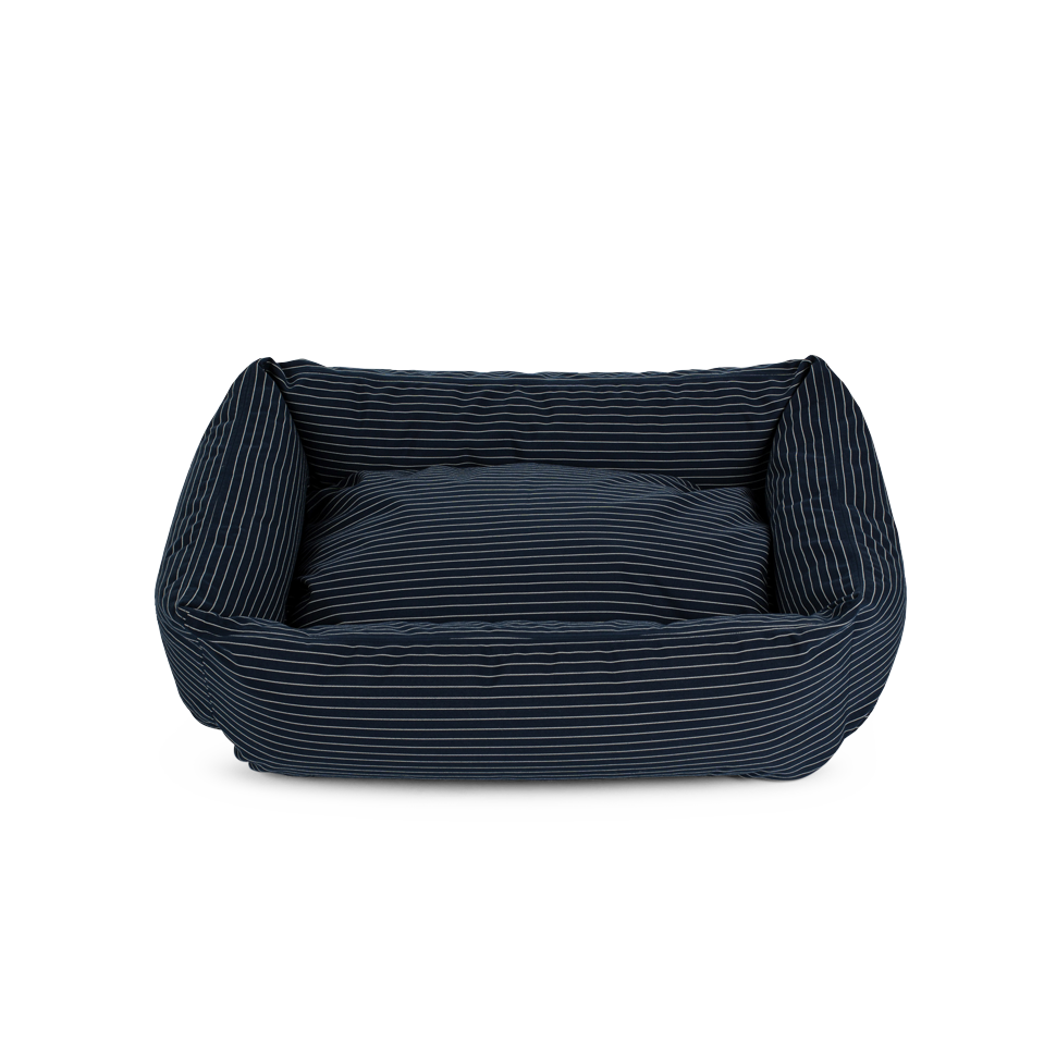 Fossflakes - PetBed Mini 50x45 Navy Pinstripe