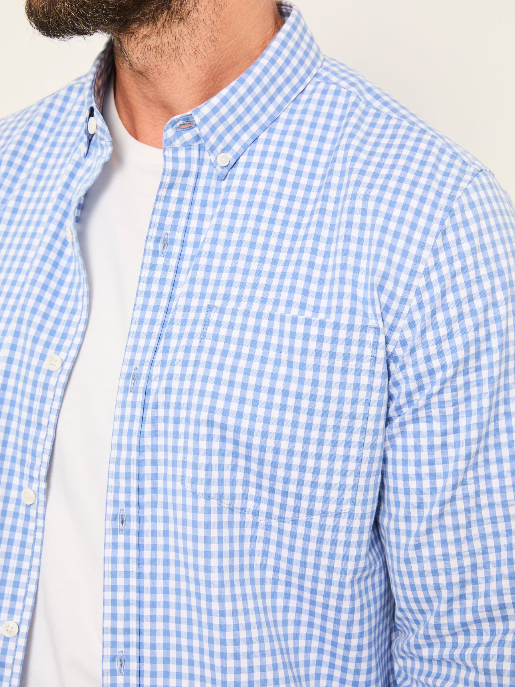 FatFace Long Sleeve Gingham Check Shirt
