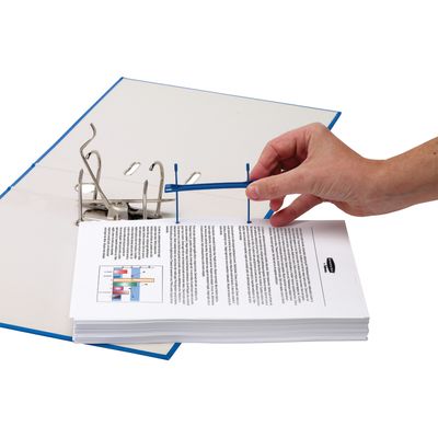 Bankers Box - 50 clips pour archives - bleu - Fellowes