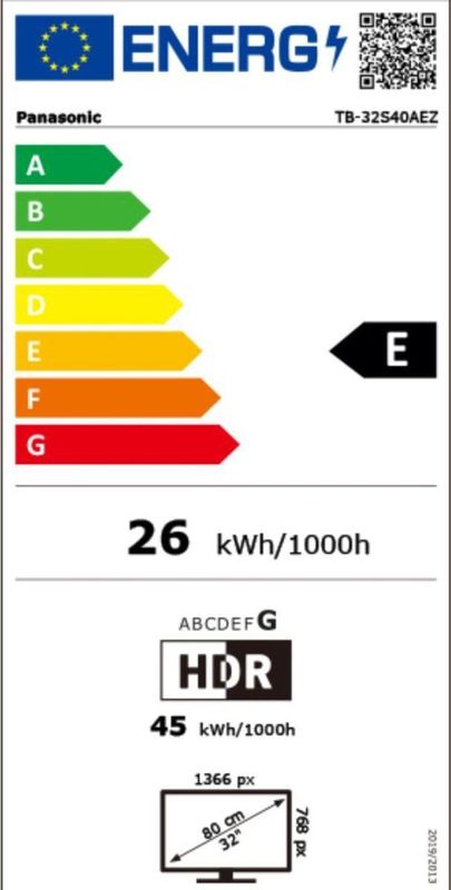 Panasonic - TB-32S40AEZ - TV - Zwart - LED - HD-Ready