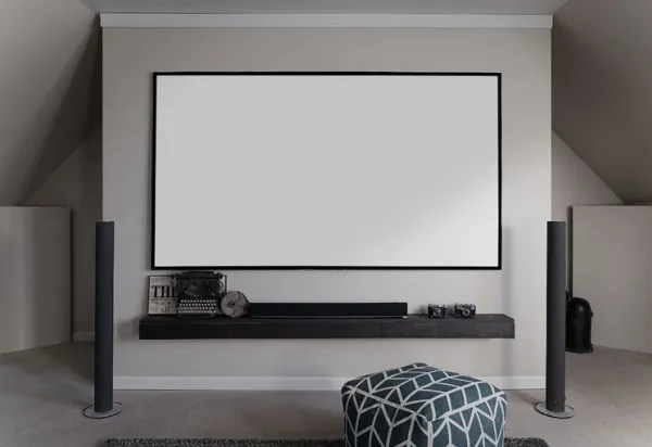 Elite Screens Aeon Series AR135WH2 - Projektionsskærm - vægmonterbar - 135