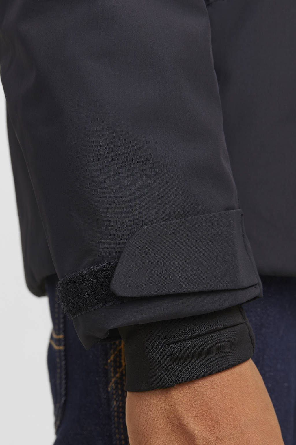 JACK & JONES gewatteerde winterjas JCOSUMMIT zwart