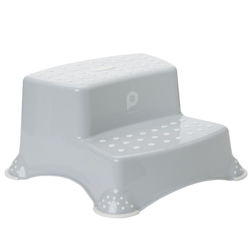Marchepied double Popotam 2.0 gris - Ecru