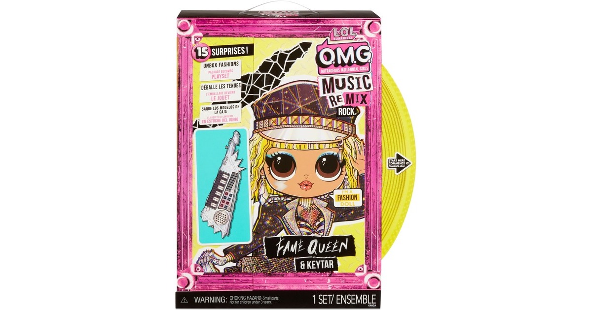 MGA EntertainmentL.O.L. Surprise! OMG Remix Rock - Fame Queen and Keytar Pop