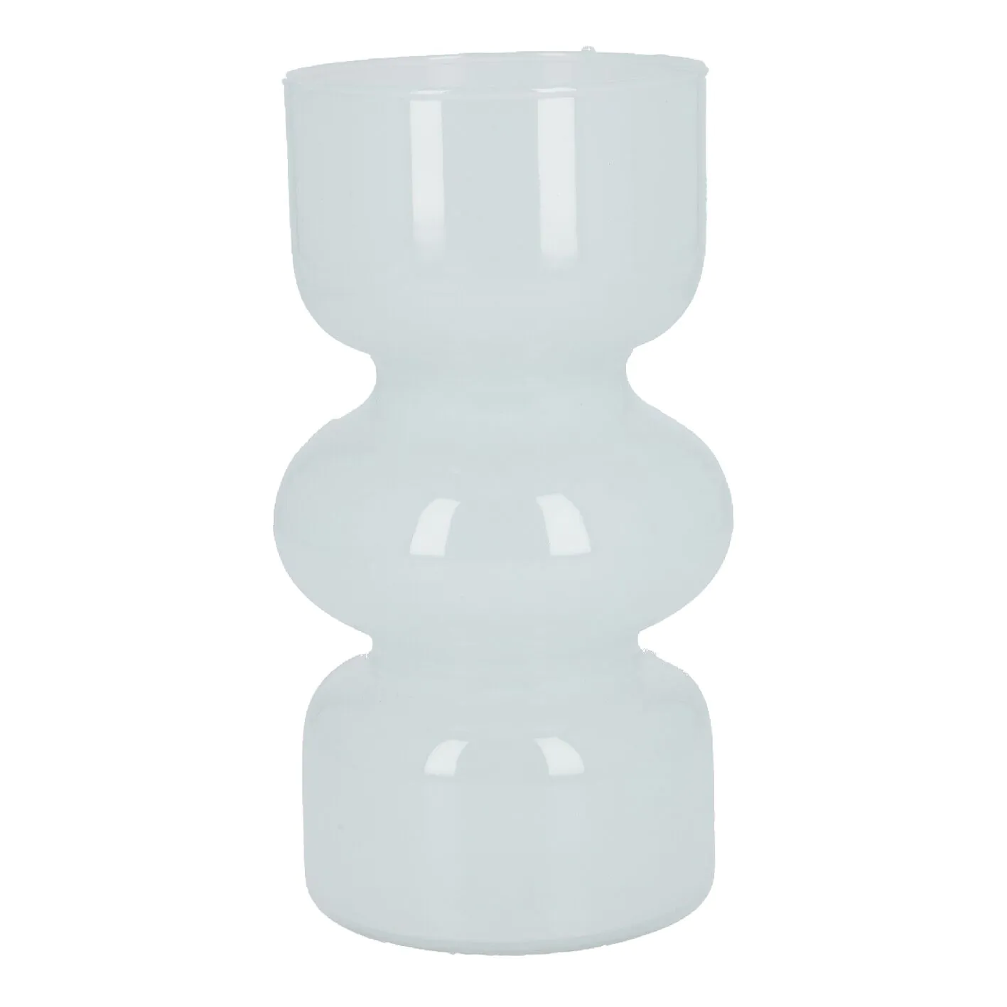 Glas-Vase Ringe, Ring/mint, 20 cm