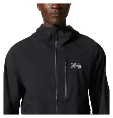 Veste Imperméable Mountain Hardwear New Stretch Ozonic Noir Homme