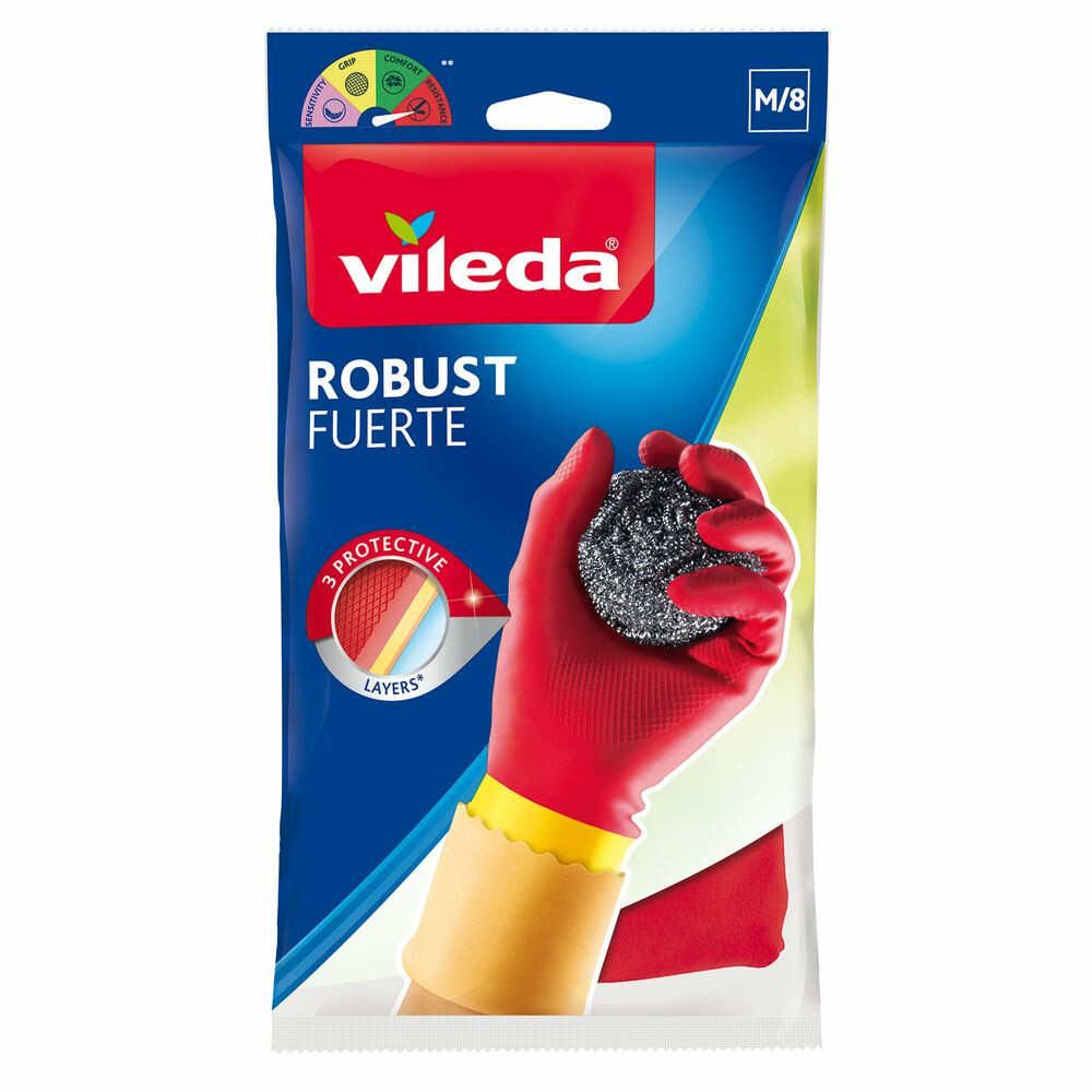 Vileda Handschoenen Robust Medium1 paar
