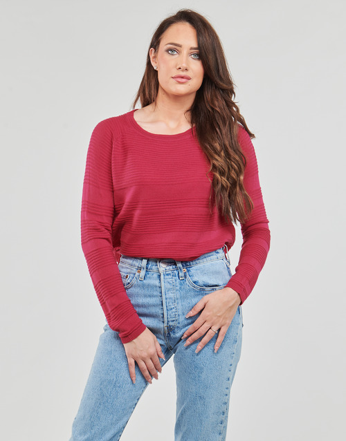 Only - ONLCAVIAR L/S PULLOVER KNT - Rouge