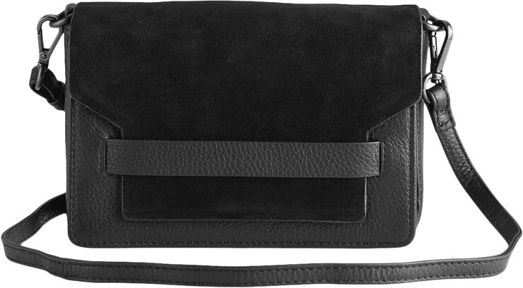 Markberg VanyaMBG Crossbody Bag, Suede Sort