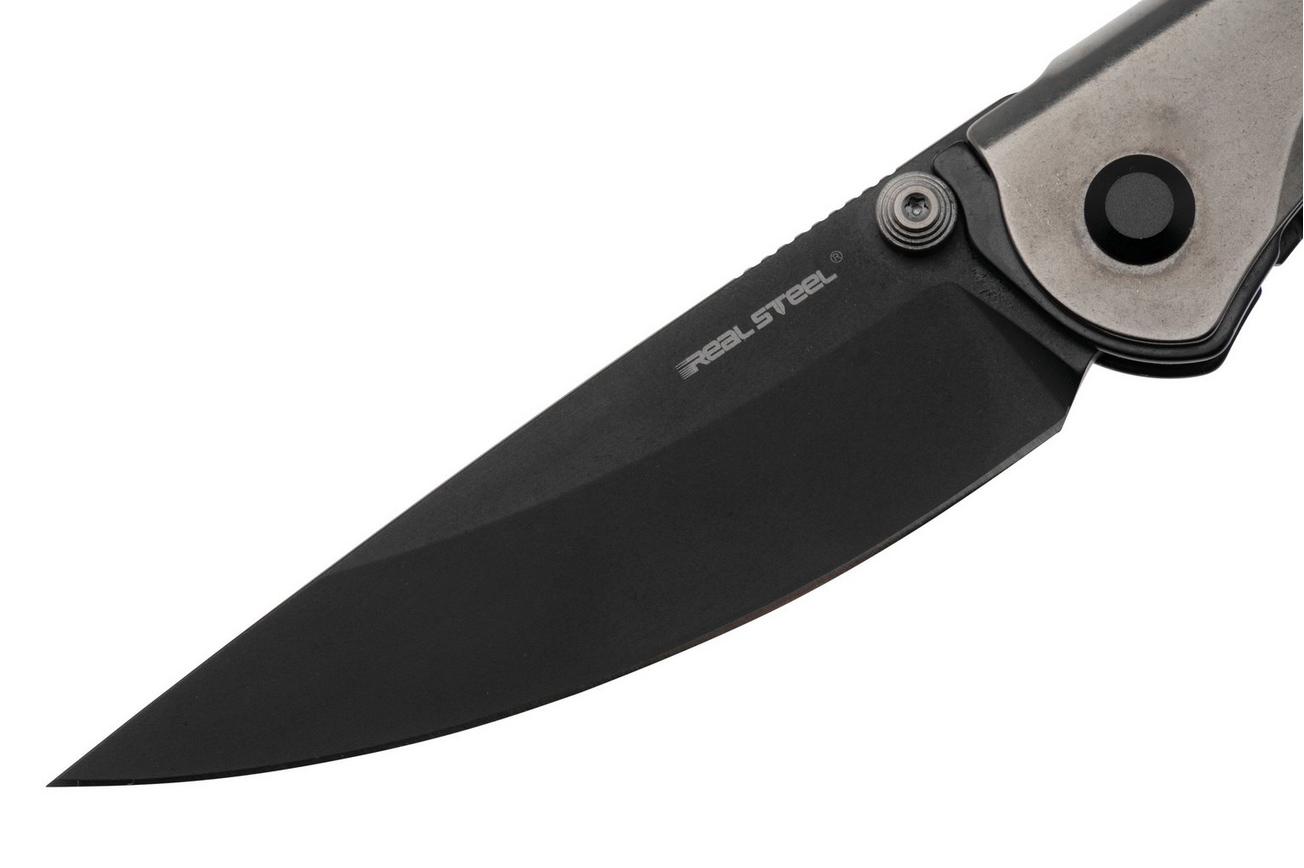 Real Steel SYLPH 7141BG, Black Nitro-V, Grey Hardware zakmes, Poltergeist design