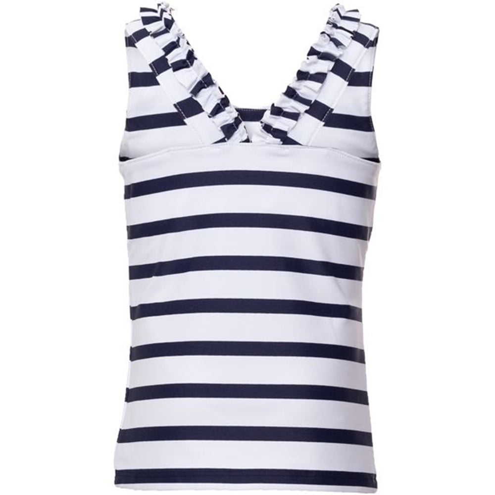 Køb Petit Crabe White/Blue Tankini Top