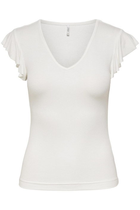 Only witte dames t-shirt