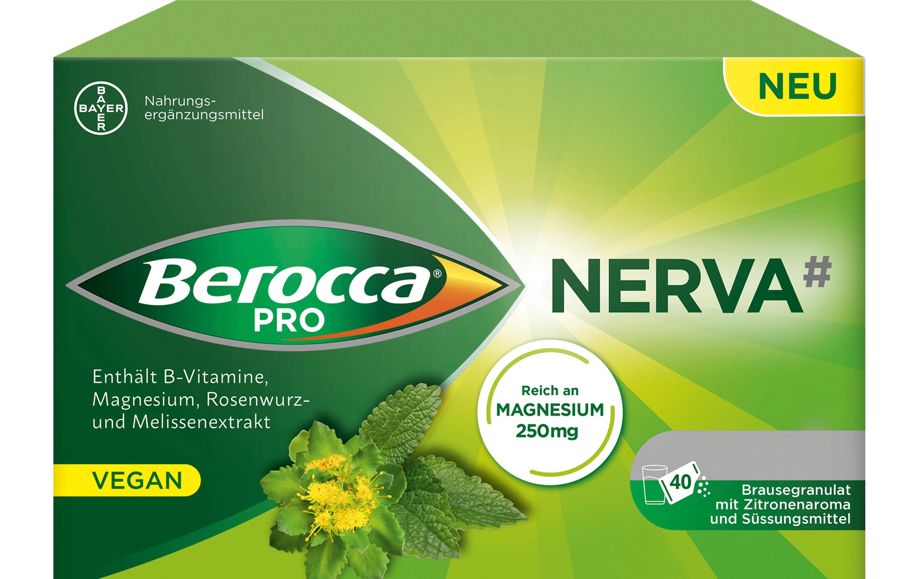 Pro Nerva Brausegranulat 40 BeutelVegane Nahrungsergänzung