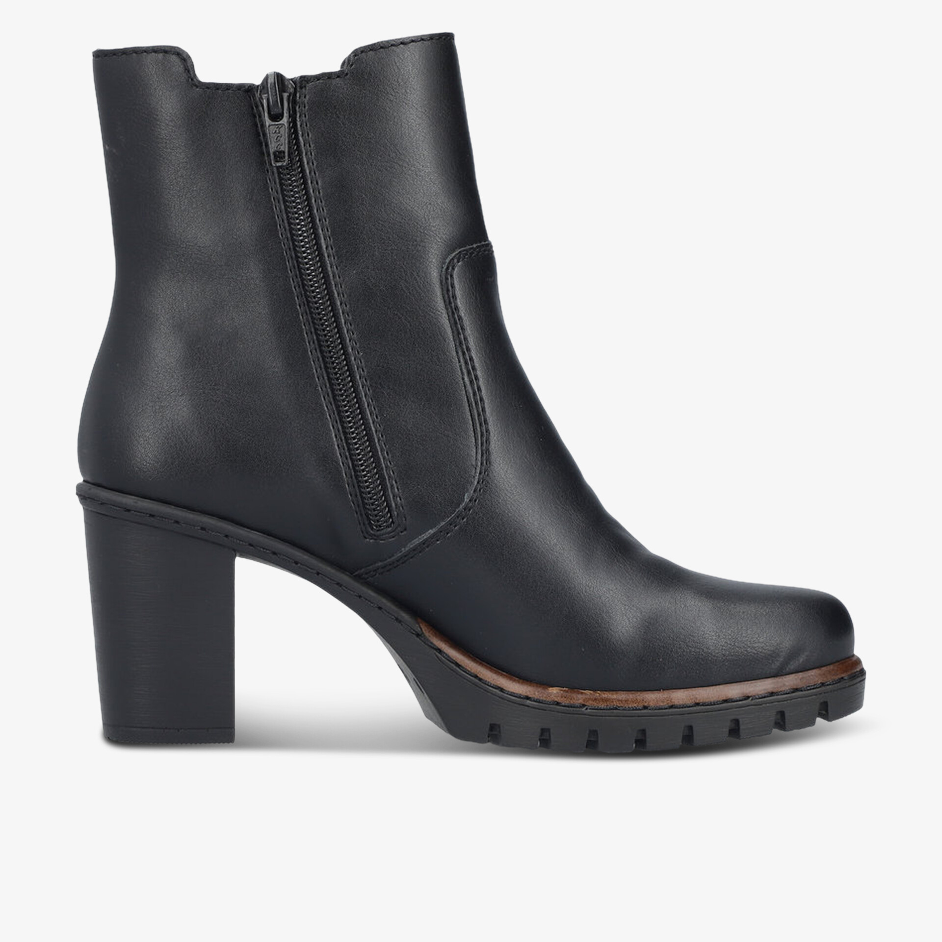 rieker Damen Klassische Stiefeletten schwarz