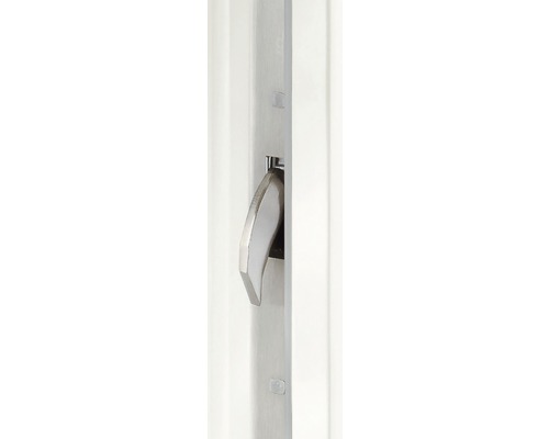 Signum Model 1 RC2 toegangsdeur, aluminium, wit/titanium, 1080 x 2080 mm, DIN links