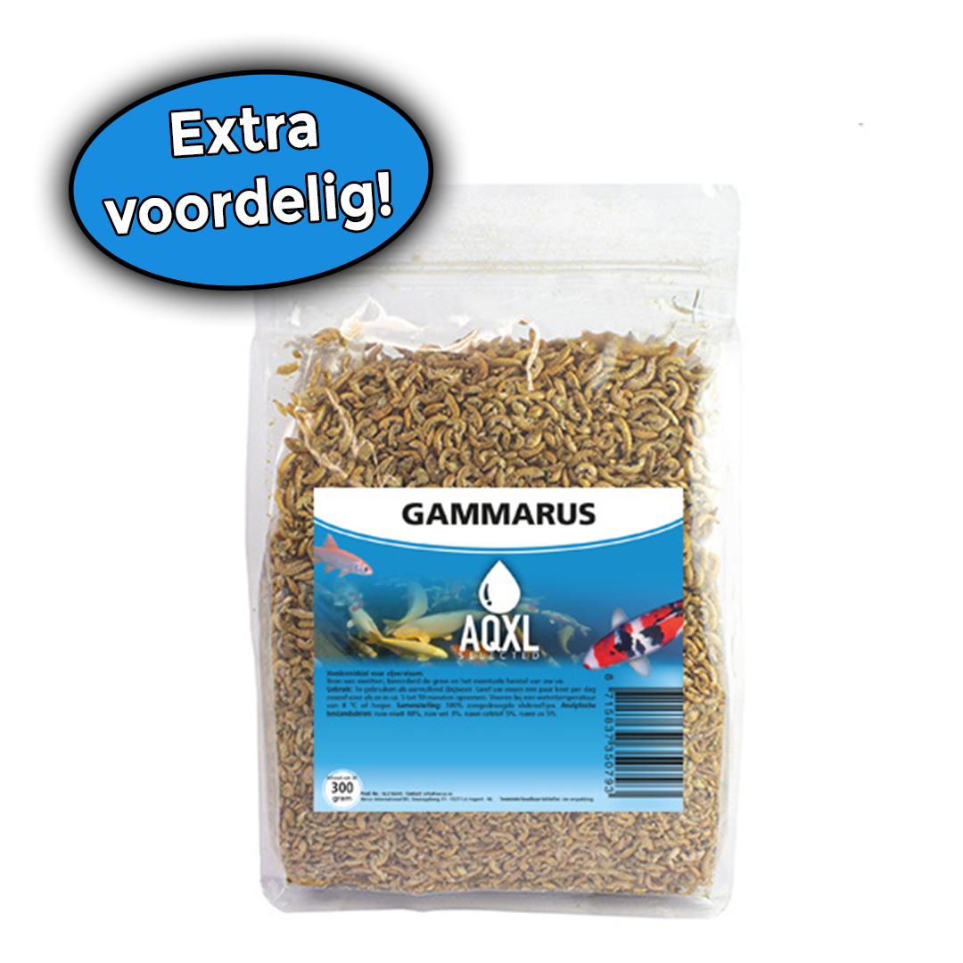 AQXL Selected Gammarus Vlokreeftjes visvoer L 8mm 300g