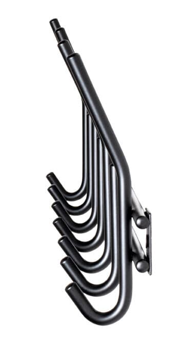 Garderobenleiste Carlos 54 x 16 cm Metall schwarz
