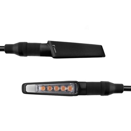 Clignotant Rizoma VISION LED SEQUENTIEL (L'unité) Universel - Noir