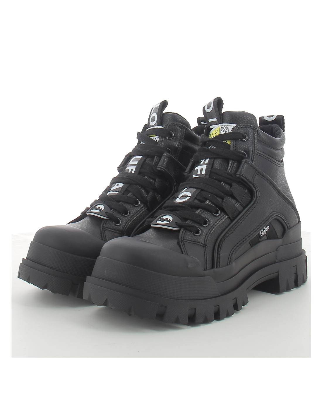 buffalo bottines femme aspha nc mid black imi nappa