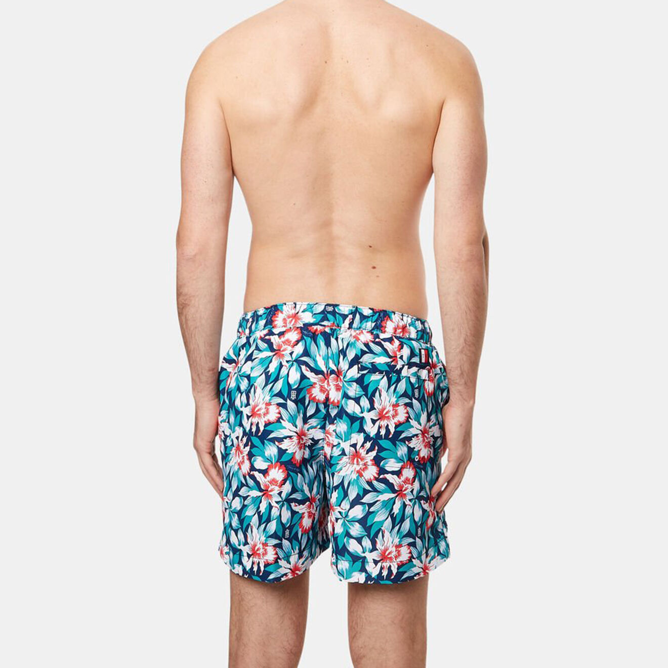 Tommy Hilfiger Short de bain imprimé bleu