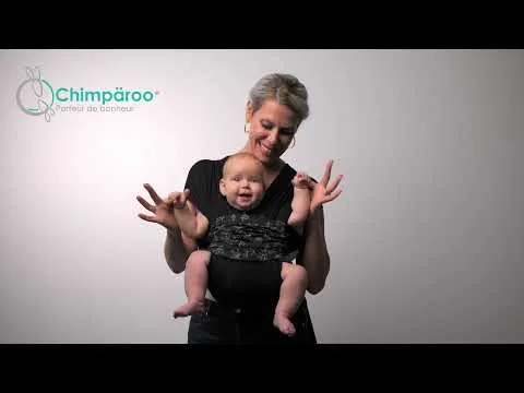 Chimparoo Porte-Bébé Écharpe Snüg - Noir L-XL
