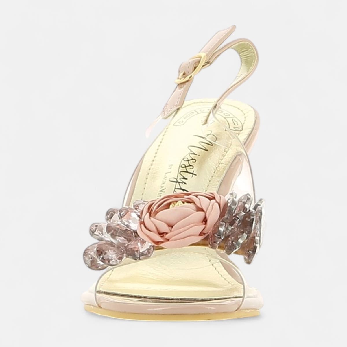 Nu-pieds à talon Femme rose