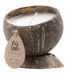 We Love The Planet Coconut Candle Sweet Senses 1ST