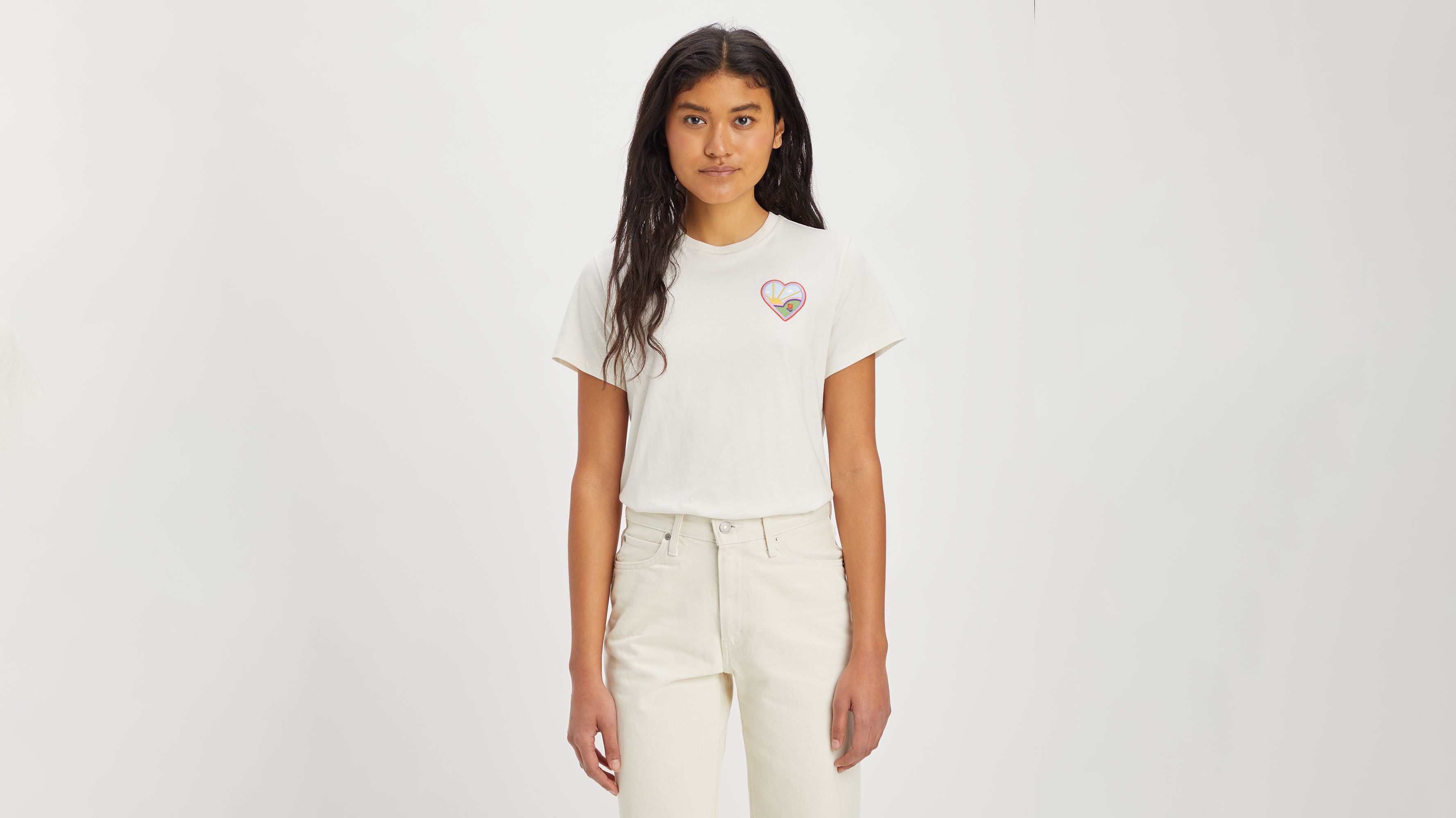 T-shirt graphique classique - Crafty Heart Tofu - Blanc