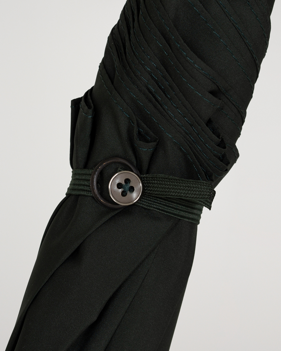 Fox Umbrellas Polished Hardwood Umbrella  Racing Green