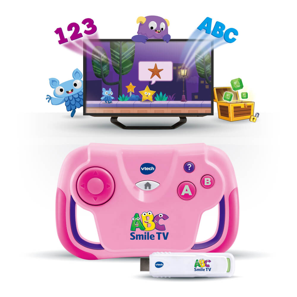 Vtech 80-613254 ABC Smile TV pink