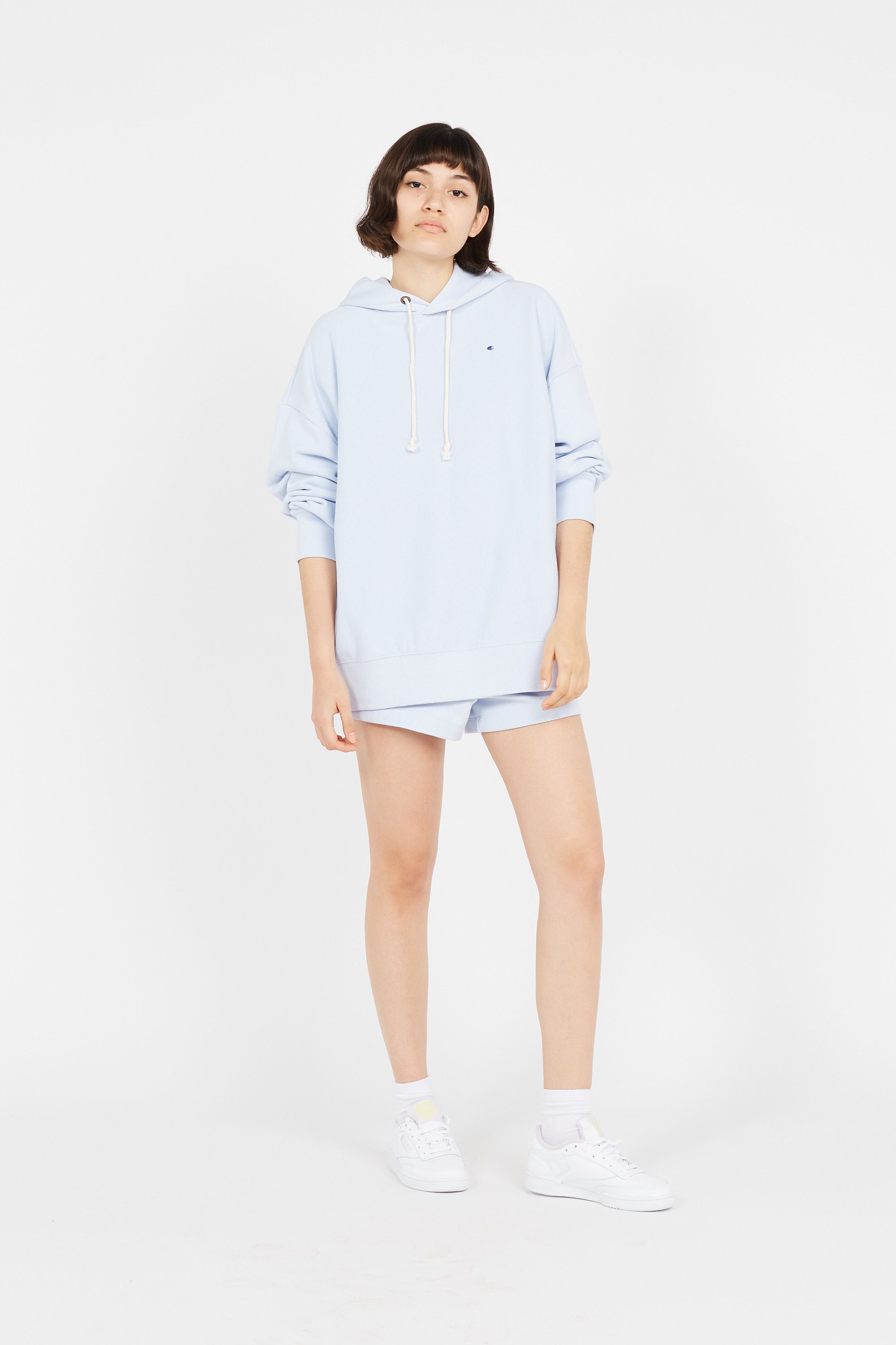 CHAMPION Hoodie Bleu