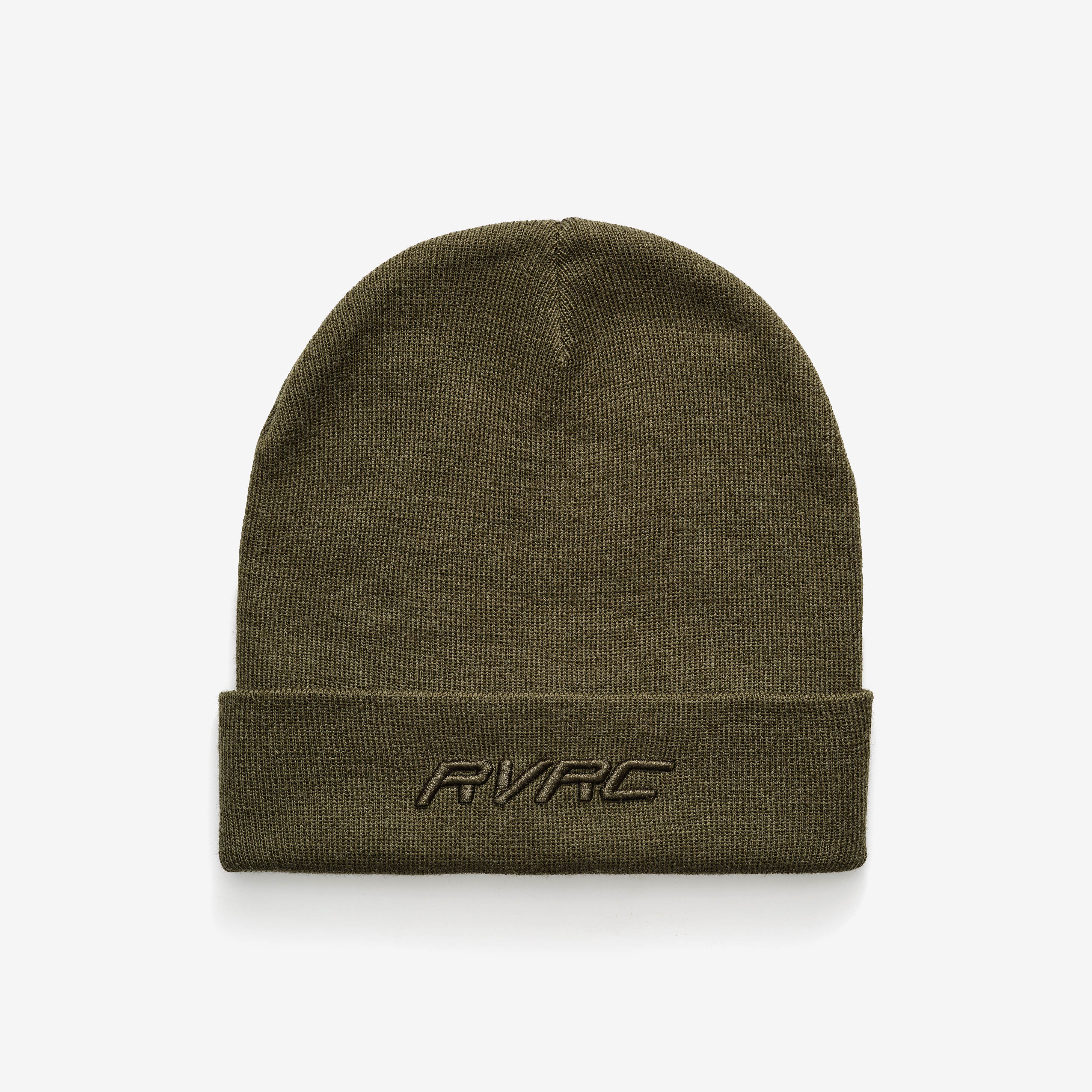 Merino 3D Logo Beanie  Forest Night