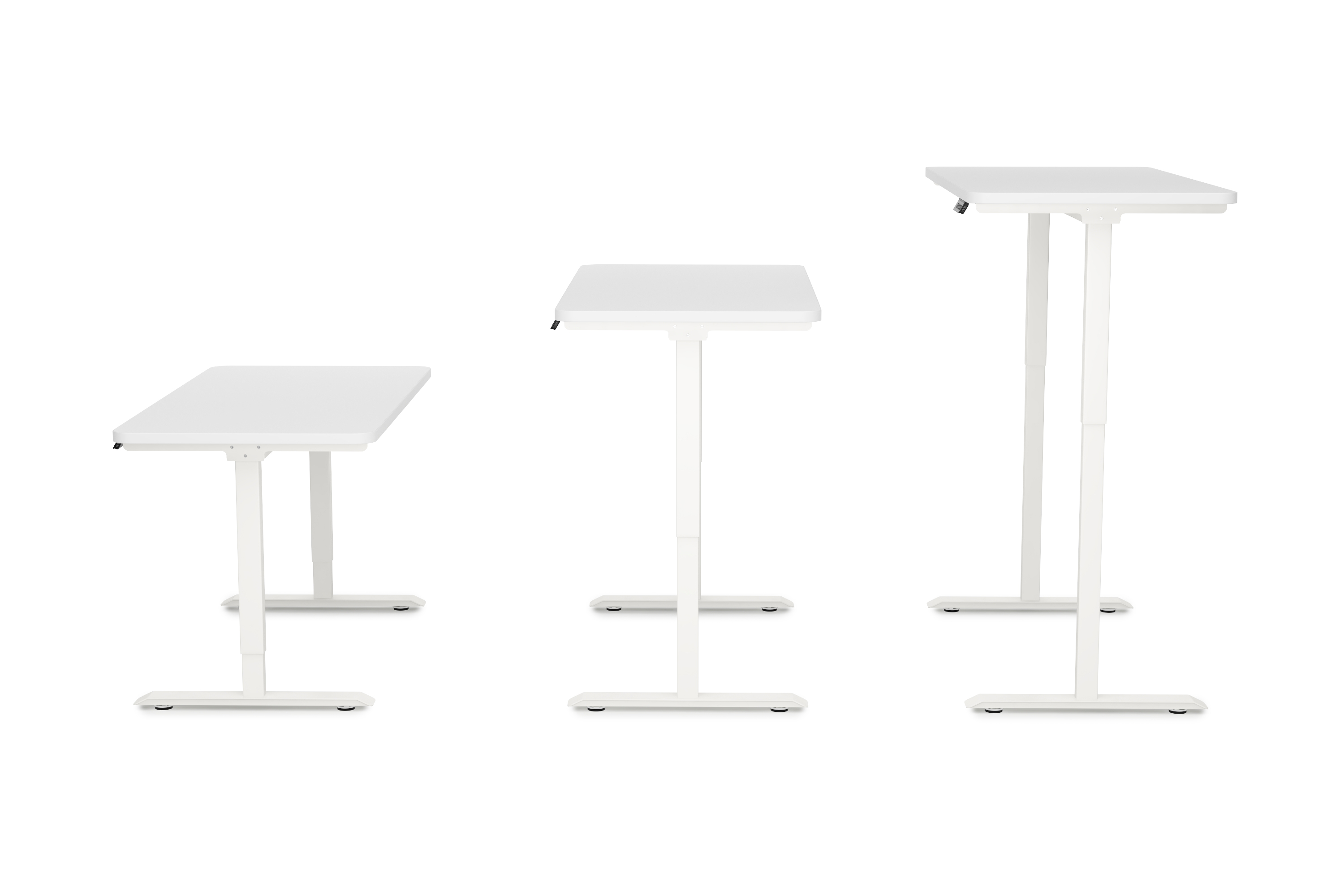 Stehpult elektrisch PREMIUM weiss 120 x 60 cm