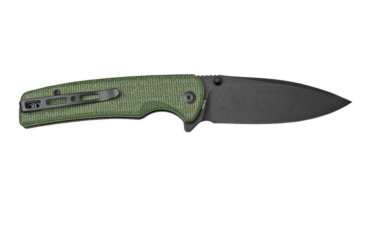 SENCUT Sachse S21007-2 Green Micarta zakmes